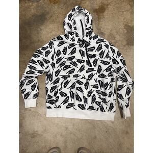 Nike Men's Sport Essentials Allover Swoosh Print Pullover Hoodie Adult Size L